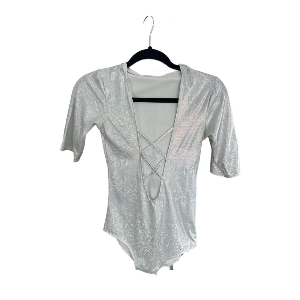 Hooded Iridescent Bodysuit